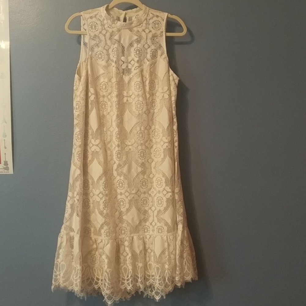Ivory Lace Dress